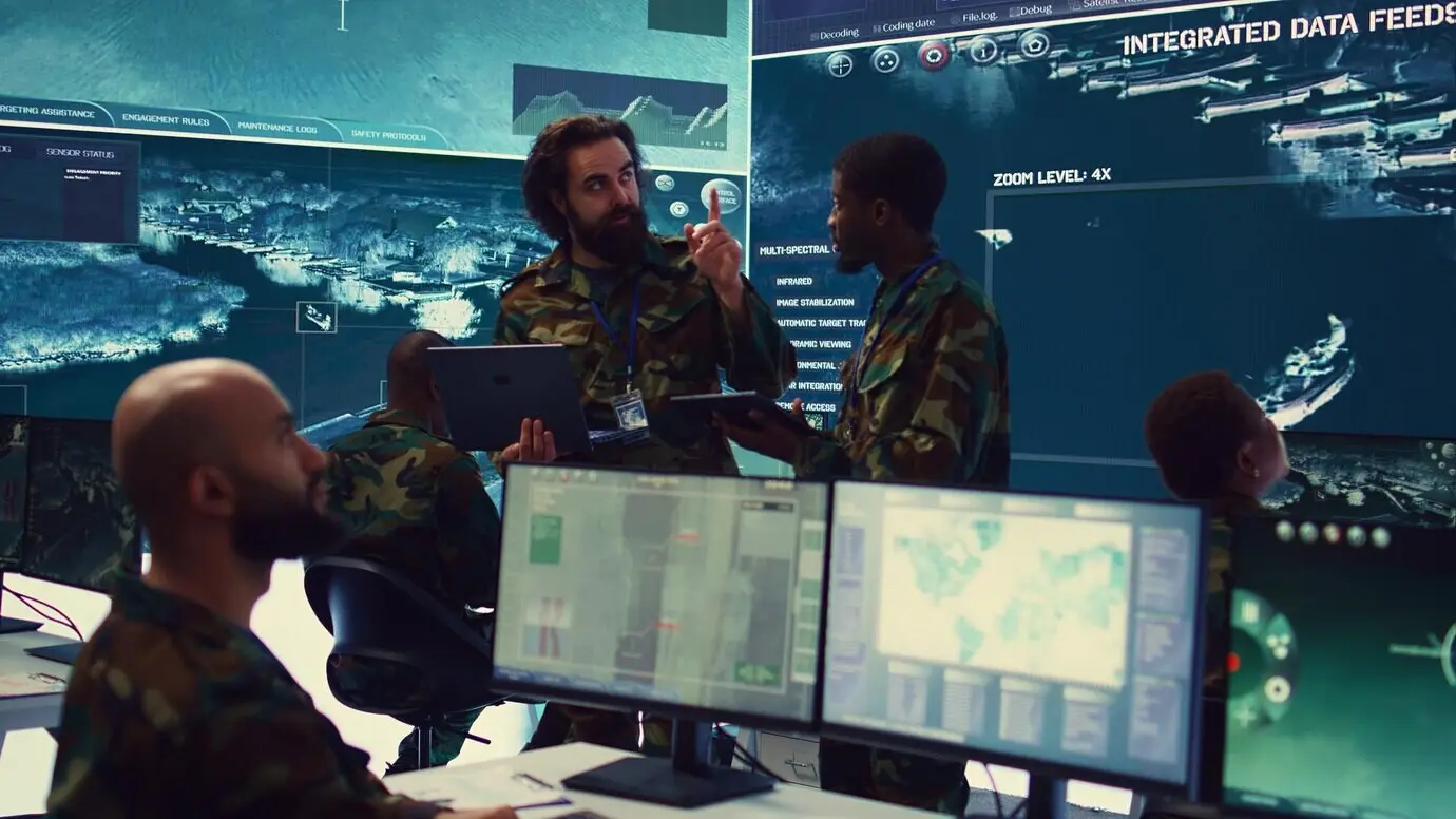 Команда офицеров, осуществляющая управление воздушным движением для военных самолётов.